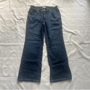 Lane Bryant High Rise Boot FlexMagic Waistband Boot Tummy Fit Blue Jeans 16